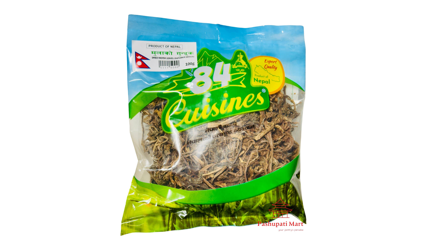 84C Mula gundruk (Dried Radish Leaves) 100g
