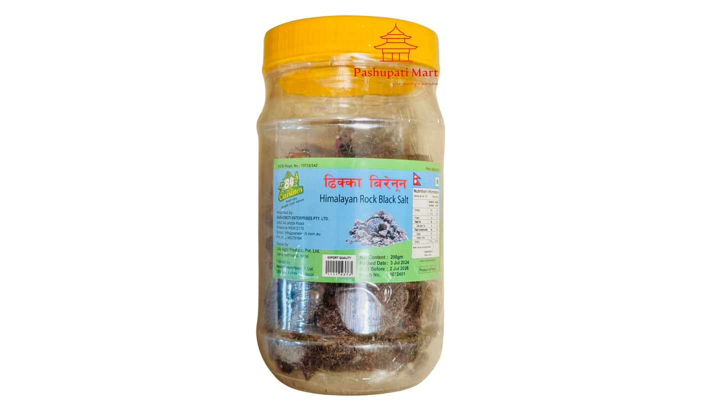 Himalayan Rock Black Salt 200gm