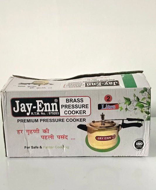 Jay Enn Pure Brass Pressure Cooker 2 Ltr