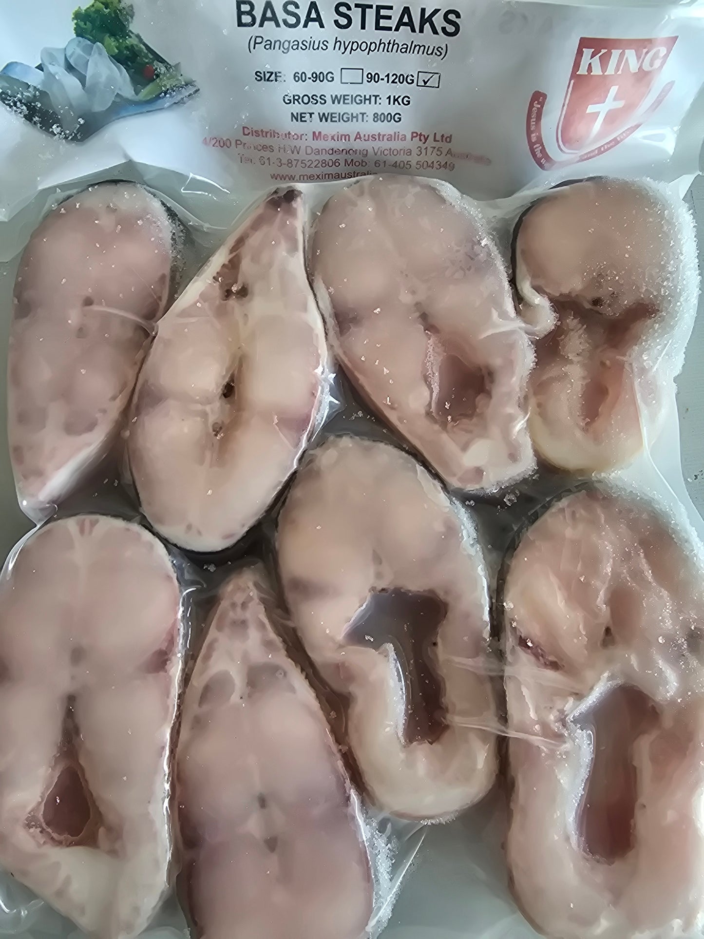 Basa Steaks Fish