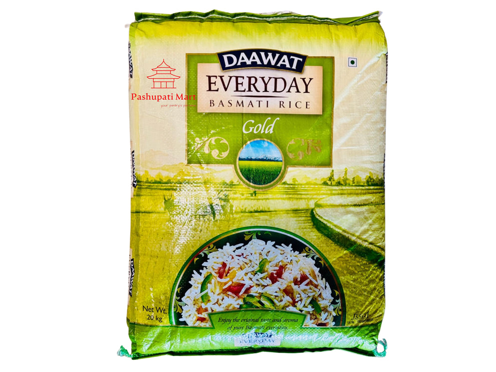 Daawat Everyday Basmati rice 20kg – Pashupati Mart