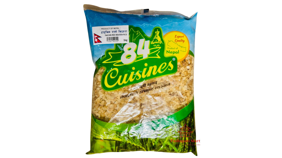 Taichen Rato Chiura/Red Beaten Rice 1kg – Pashupati Mart