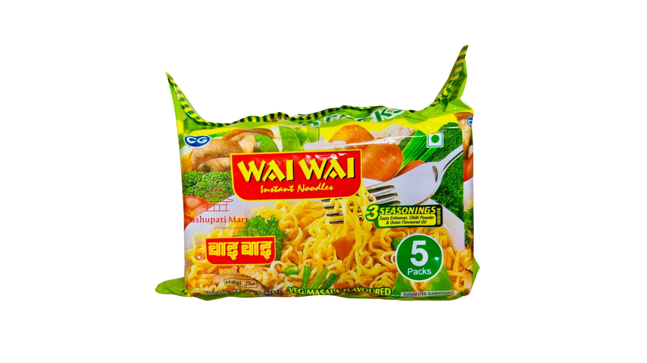 Wai Wai Veg Noodles 5 Pack – Pashupati Mart