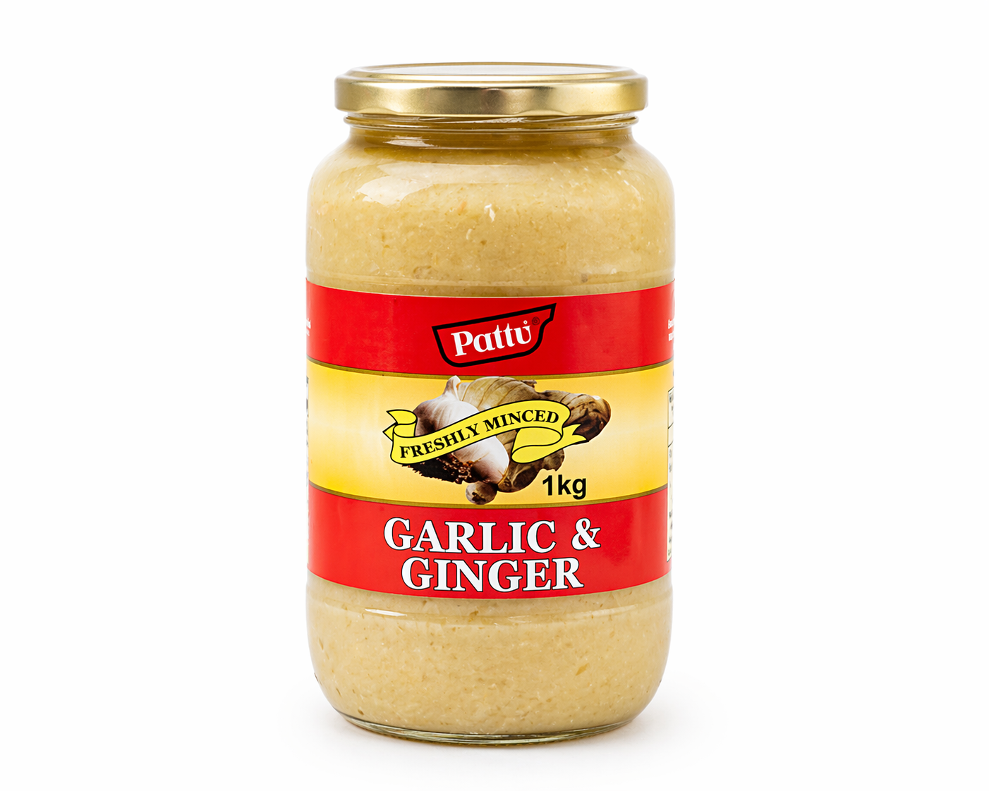 Pattu Premium Freshly Minced Garlic & Ginger 1kg