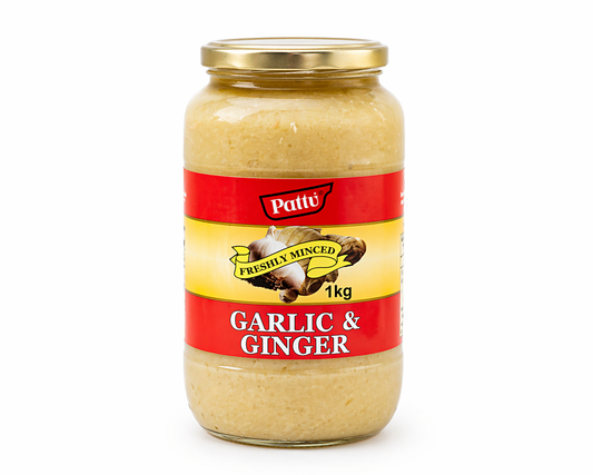Pattu Premium Freshly Minced Garlic & Ginger 1kg