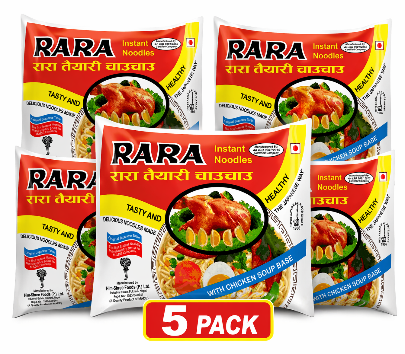 Rara Noodles 5 pc