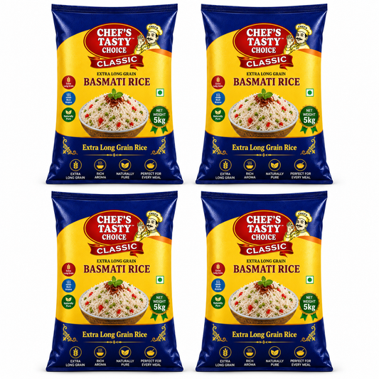 Chef's Extra Long Grain Basmati Rice 20kg Pack