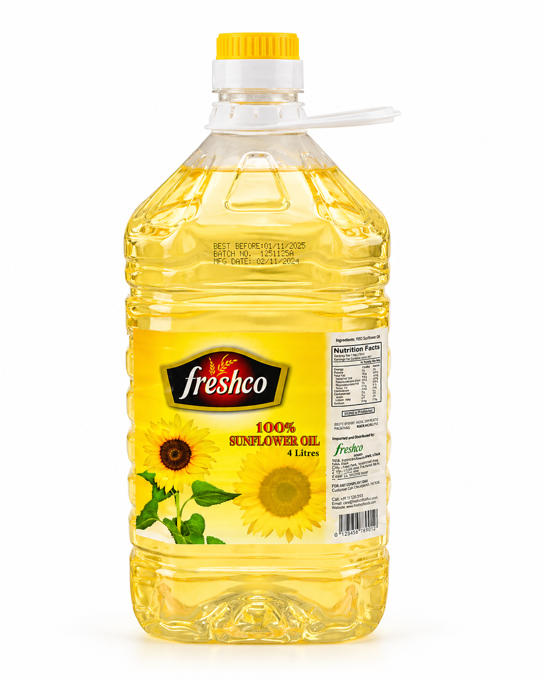 Freshco Sunflower Oil 4 Ltr
