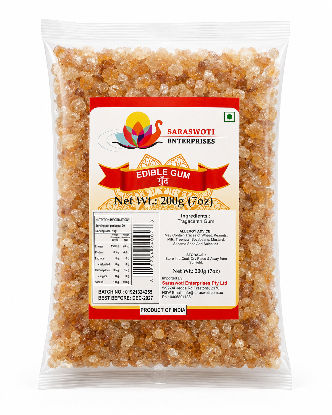 Edible Gum (Gund) – 200g