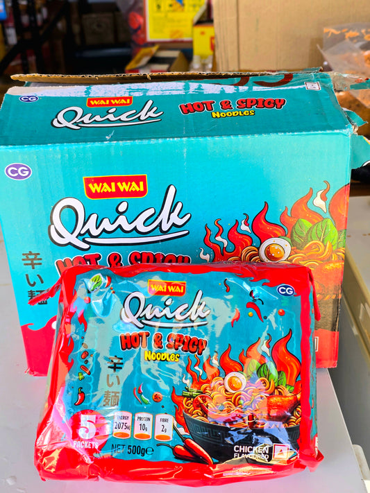 Quick Hot & Spicy Noodles 5 Pc