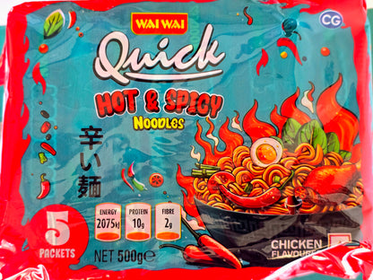 Quick Hot & Spicy Noodles 5 Pc