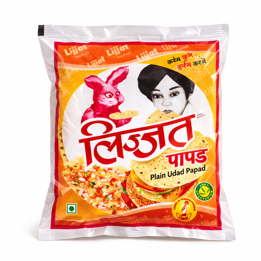 Lijjat Plain Papad 200gm