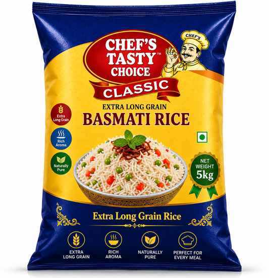 Chef's Extra Long Grain Basmati Rice 5kg