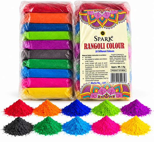 Rangoli 10 Colours 1 Kg