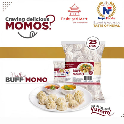 Buff Momo Frozen 25 Pc