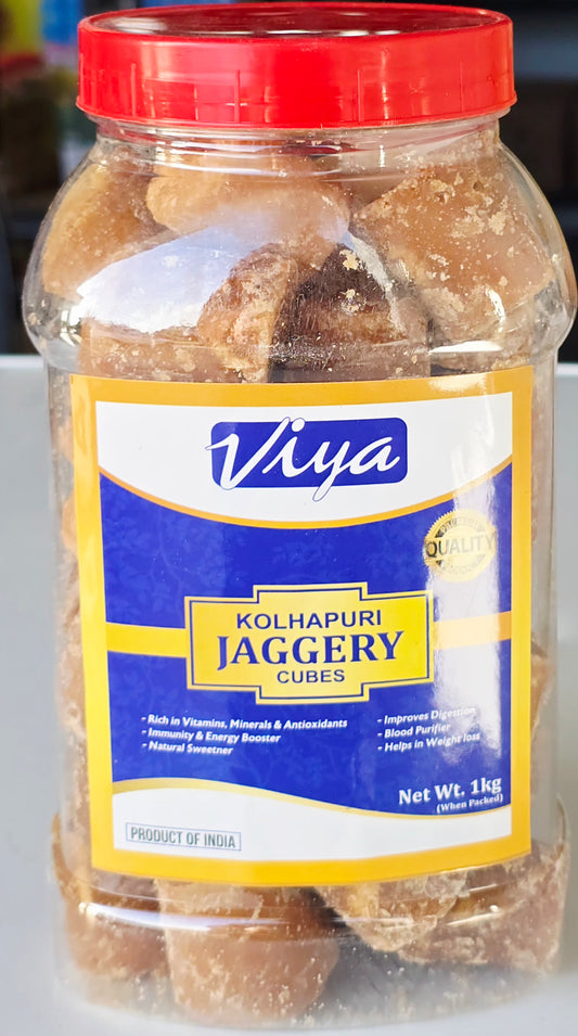 VIYA KOLHAPURI JAGGERY CUBES 1KG