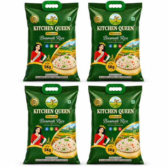 Kitchen Queen Premium Basmati Rice 20 kg Pack